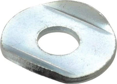 Gibraltar - Zinc Plated, Carbon Steel, Flanged Washer for 3/8" Diam Clamp Spindle - 3/8-16 Thread, 0.41" Hole Diam, 1" Overall Diam, 0.72" Between Flanges - A1 Tooling