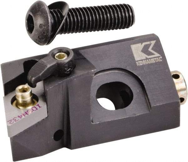 Kennametal - Series Kenloc, Right Hand, MDQN Toolholder Compatibility, DN.. Insert Compatibility, Indexable Turning Cartridge - Pin & Clamp Holding Method, 63mm OAL x 18mm OAW x 22.25mm OAH - A1 Tooling