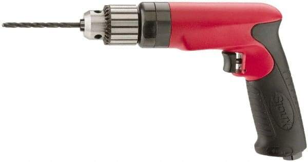 Sioux Tools - 3/8" Keyed Chuck - Pistol Grip Handle, 4,000 RPM, 14.16 LPS, 30 CFM, 1 hp - A1 Tooling