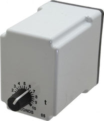 Macromatic - 8 Pin, Multiple Range DPDT Time Delay Relay - 10 Contact Amp, 120 VAC/VDC, Knob - A1 Tooling