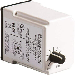 Macromatic - 11 Pin, Multiple Range DPDT Time Delay Relay - 10 Contact Amp, 120 VAC/VDC, Knob - A1 Tooling