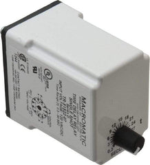 Macromatic - 11 Pin, Multiple Range DPDT Time Delay Relay - 10 Contact Amp, 120 VAC/VDC, Knob - A1 Tooling