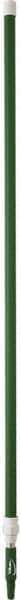 Vikan - 115 x 1-1/4" Aluminum Squeegee Handle - European Threaded Connection, Green, Telescoping - A1 Tooling