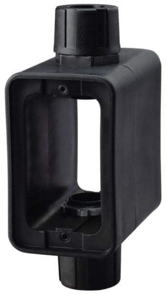 Cooper Wiring Devices - 1 Gang, Thermoplastic Rectangle Portable Outlet Box - 6-1/2" Overall Height x 4-1/4" Overall Width x 2-5/8" Overall Depth, Weather Resistant - A1 Tooling