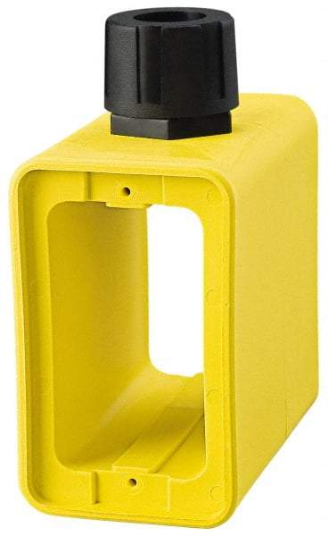 Cooper Wiring Devices - 1 Gang, Thermoplastic Rectangle Portable Outlet Box - 6-1/2" Overall Height x 4-1/4" Overall Width x 2-5/8" Overall Depth, Weather Resistant - A1 Tooling