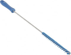 Vikan - 0.4" Diam Polyester Valve Brush - 19-5/8" OAL, 5-11/16" Head Length, Polypropylene & Stainless Steel Handle - A1 Tooling