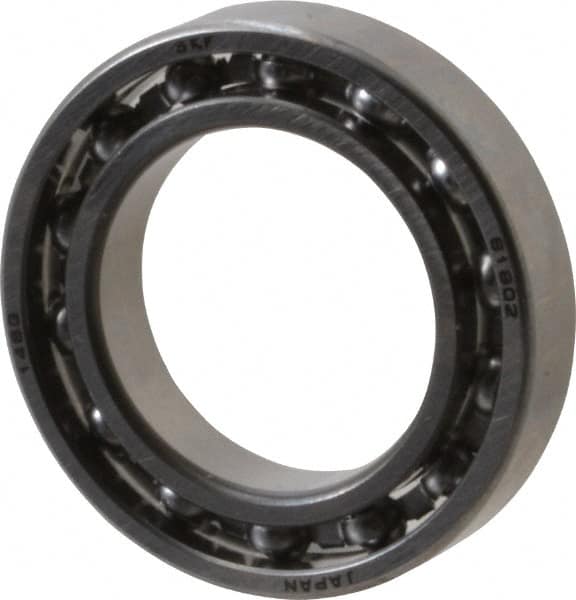 SKF - 15mm Bore Diam, 24mm OD, Open Thin Section Radial Ball Bearing - 5mm Wide, 1 Row, Round Bore, 180 Lb Static Capacity, 351 Lb Dynamic Capacity - A1 Tooling