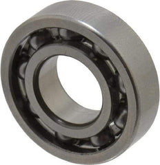 SKF - 10mm Bore Diam, 22mm OD, Open Thin Section Radial Ball Bearing - 6mm Wide, 1 Row, Round Bore, 169 Lb Static Capacity, 438 Lb Dynamic Capacity - A1 Tooling