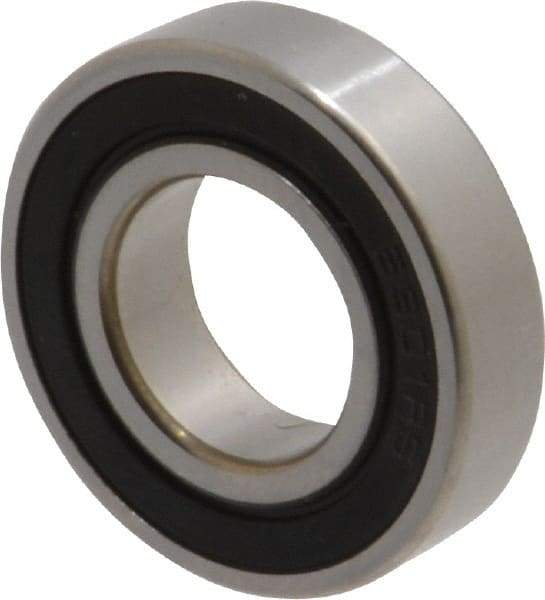 SKF - 12mm Bore Diam, 24mm OD, Double Seal Thin Section Radial Ball Bearing - 6mm Wide, 1 Row, Round Bore, 220 Lb Static Capacity, 506 Lb Dynamic Capacity - A1 Tooling