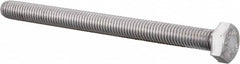 Value Collection - M8x1.25mm Metric Coarse, 100mm Length Under Head Hex Head Cap Screw - Fully Threaded, Grade 18-8 & Austenitic A2 Stainless Steel, Uncoated, 13mm Hex - A1 Tooling