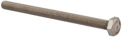 Value Collection - M10x1.50mm Metric Coarse, 140mm Length Under Head Hex Head Cap Screw - Fully Threaded, Grade 18-8 & Austenitic A2 Stainless Steel, Uncoated, 17mm Hex - A1 Tooling