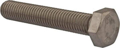 Value Collection - M12x1.75mm Metric Coarse, 70mm Length Under Head Hex Head Cap Screw - Fully Threaded, Grade 18-8 & Austenitic A2 Stainless Steel, Uncoated, 19mm Hex - A1 Tooling