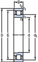 SKF - 30mm Bore Diam, 62mm OD, Open Deep Groove Radial Ball Bearing - 16mm Wide, 1 Row, Round Bore, 11,200 Nm Static Capacity, 15,600 Nm Dynamic Capacity - A1 Tooling