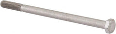 Value Collection - M5x0.80mm Metric Coarse, 80mm Length Under Head Hex Head Cap Screw - Partially Threaded, Grade 18-8 & Austenitic A2 Stainless Steel, Uncoated, 8mm Hex - A1 Tooling