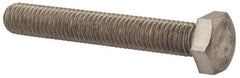 Value Collection - M8x1.25mm Metric Coarse, 55mm Length Under Head Hex Head Cap Screw - Fully Threaded, Grade 316 & Austenitic A4 Stainless Steel, Uncoated, 13mm Hex - A1 Tooling