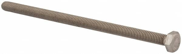 Value Collection - M8x1.25mm Metric Coarse, 150mm Length Under Head Hex Head Cap Screw - Fully Threaded, Grade 316 & Austenitic A4 Stainless Steel, Uncoated, 13mm Hex - A1 Tooling