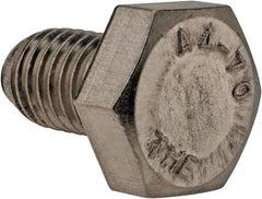 Value Collection - M10x1.50mm Metric Coarse, 16mm Length Under Head Hex Head Cap Screw - Fully Threaded, Grade 316 & Austenitic A4 Stainless Steel, Uncoated, 17mm Hex - A1 Tooling