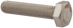 Value Collection - M10x1.50mm Metric Coarse, 50mm Length Under Head Hex Head Cap Screw - Fully Threaded, Grade 316 & Austenitic A4 Stainless Steel, Uncoated, 17mm Hex - A1 Tooling