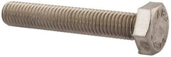 Value Collection - M10x1.50mm Metric Coarse, 60mm Length Under Head Hex Head Cap Screw - Fully Threaded, Grade 316 & Austenitic A4 Stainless Steel, Uncoated, 17mm Hex - A1 Tooling