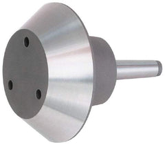 Bison - 5MT Taper, Steel Lathe Pipe Head Point - 9.39" OAL, 3,200 Max RPM, Compatible with Live Centers - A1 Tooling