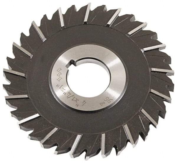 Keo - 6" Blade Diam x 1/8" Blade Thickness, 1-1/4" Hole, 40 Teeth, High Speed Steel Side Chip Saw - Staggered Tooth, Arbor Connection, Right Hand Cut, Uncoated - A1 Tooling