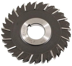 Keo - 4" Blade Diam x 1/4" Blade Thickness, 1" Hole, 32 Teeth, High Speed Steel Side Chip Saw - Staggered Tooth, Arbor Connection, Right Hand Cut, Uncoated - A1 Tooling