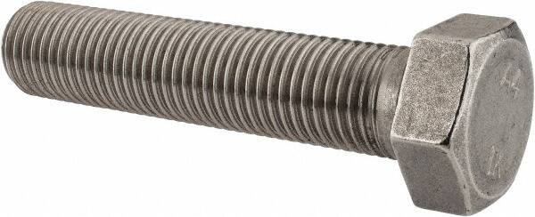 Value Collection - M30x3.50mm Metric Coarse, 140mm Length Under Head Hex Head Cap Screw - Fully Threaded, Grade 316 & Austenitic A4 Stainless Steel, Uncoated, 46mm Hex - A1 Tooling