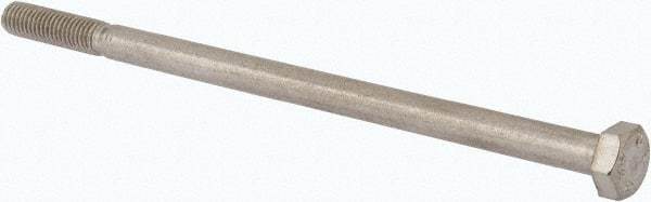 Value Collection - M8x1.25mm Metric Coarse, 150mm Length Under Head Hex Head Cap Screw - Partially Threaded, Grade 316 & Austenitic A4 Stainless Steel, Uncoated, 13mm Hex - A1 Tooling