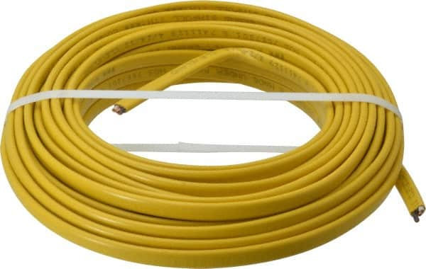 Southwire - NM-B, 12 AWG, 20 Amp, 50' Long, Solid Core, 1 Strand Building Wire - Yellow, PVC Insulation - A1 Tooling