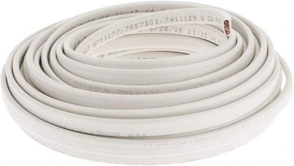 Southwire - NM-B, 14 AWG, 15 Amp, 50' Long, Solid Core, 1 Strand Building Wire - White, PVC Insulation - A1 Tooling