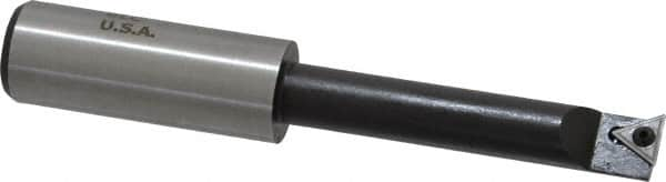 Borite - 1/2" Min Bore Diam, 4-5/8" OAL, 3/4" Shank Diam, Indexable Boring Bar - 2-5/8" Max Bore Depth, TT 221 Insert, Screw Holding Method - A1 Tooling