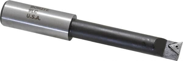 Borite - 9/16" Min Bore Diam, 5" OAL, 3/4" Shank Diam, 9LC Indexable Boring Bar - 3" Max Bore Depth, TT 221 Insert, Screw Holding Method - A1 Tooling