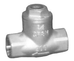 Sharpe Valves - 3" Stainless Steel Check Valve - FNPT x FNPT, 200 WOG - A1 Tooling