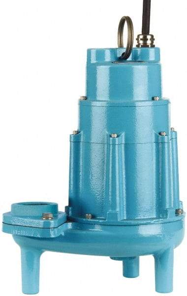 Little Giant Pumps - 2 hp, 16.4 Amp Rating, 230 Volts, Nonautomatic Operation, Effluent Pump - 1 Phase, Cast Iron Housing - A1 Tooling