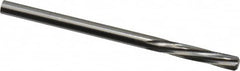 Magafor - 3.3299mm Solid Carbide 6 Flute Chucking Reamer - Spiral Flute, 0.1311" Straight Shank, 19/32" Flute Length, 2-1/4" OAL - A1 Tooling