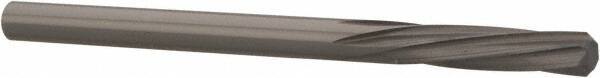 Magafor - 3.6398mm Solid Carbide 6 Flute Chucking Reamer - Spiral Flute, 0.1433" Straight Shank, 19/32" Flute Length, 2-1/4" OAL - A1 Tooling