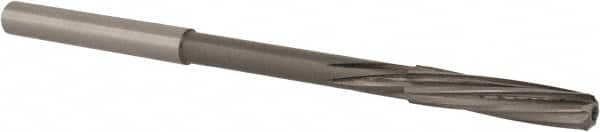 Chucking Reamer: 0.1748″ Dia, 3-5/32″ OAL, 53/64″ Flute Length, Straight Shank, Solid Carbide 6 Flute, RH