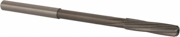 Magafor - 4.48mm Solid Carbide 6 Flute Chucking Reamer - Spiral Flute, 0.177" Straight Shank, 53/64" Flute Length, 3-5/32" OAL - A1 Tooling