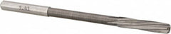 Magafor - #3 Solid Carbide 6 Flute Chucking Reamer - Spiral Flute, 0.216" Straight Shank, 1-1/32" Flute Length, 3-21/32" OAL - A1 Tooling