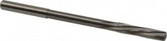 Magafor - 5.96mm Solid Carbide 6 Flute Chucking Reamer - Spiral Flute, 0.236" Straight Shank, 1-7/64" Flute Length, 3-31/32" OAL - A1 Tooling