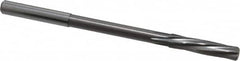 Magafor - 6.01mm Solid Carbide 6 Flute Chucking Reamer - Spiral Flute, 0.236" Straight Shank, 1-7/64" Flute Length, 3-31/32" OAL - A1 Tooling