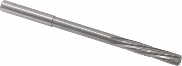 Magafor - 6.74mm Solid Carbide 6 Flute Chucking Reamer - Spiral Flute, 0.276" Straight Shank, 1-7/32" Flute Length, 4-9/32" OAL - A1 Tooling