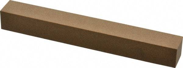 Made in USA - 6" Long x 3/4" Wide x 3/4" Thick, Aluminum Oxide Sharpening Stone - Square, Medium Grade - A1 Tooling