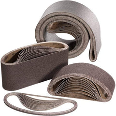 Sait - 3" Wide x 21" OAL, 40 Grit, Aluminum Oxide Abrasive Belt - Aluminum Oxide, Coarse, Coated, X Weighted Cloth Backing - A1 Tooling