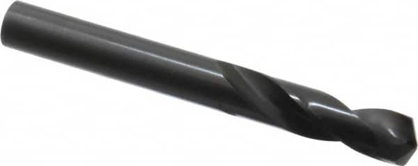 Guhring - 27/64" 130° Spiral Flute Cobalt Screw Machine Drill Bit - Oxide Finish, Right Hand Cut, 47mm Flute Length, 95mm OAL, Standard Point, Straight Shank - A1 Tooling