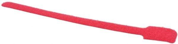 SpeedTech - 9" Long Red Nylon & Polyethylene Mountable Cable Tie - 40 Lb Tensile Strength, 2" Max Bundle Diam - A1 Tooling