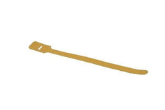 SpeedTech - 9" Long Yellow Nylon & Polyethylene Mountable Cable Tie - 40 Lb Tensile Strength, 2" Max Bundle Diam - A1 Tooling