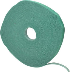 SpeedTech - 75' Long Green Nylon & Polyethylene Hook & Loop Strap - 50 Lb Tensile Strength - A1 Tooling