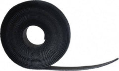 SpeedTech - 15' Long Black Nylon & Polyethylene Hook & Loop Strap - 50 Lb Tensile Strength - A1 Tooling