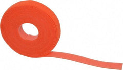 SpeedTech - 15' Long Orange Nylon & Polyethylene Hook & Loop Strap - 50 Lb Tensile Strength - A1 Tooling